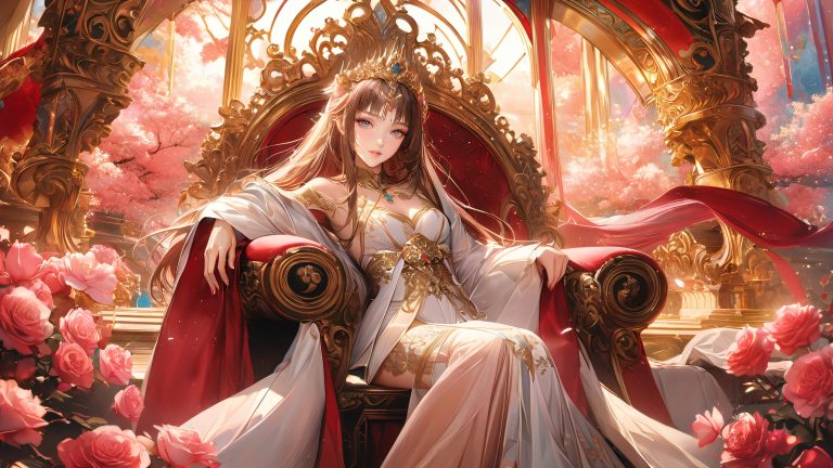 whimsical feline princess 4k wallpaper scaled