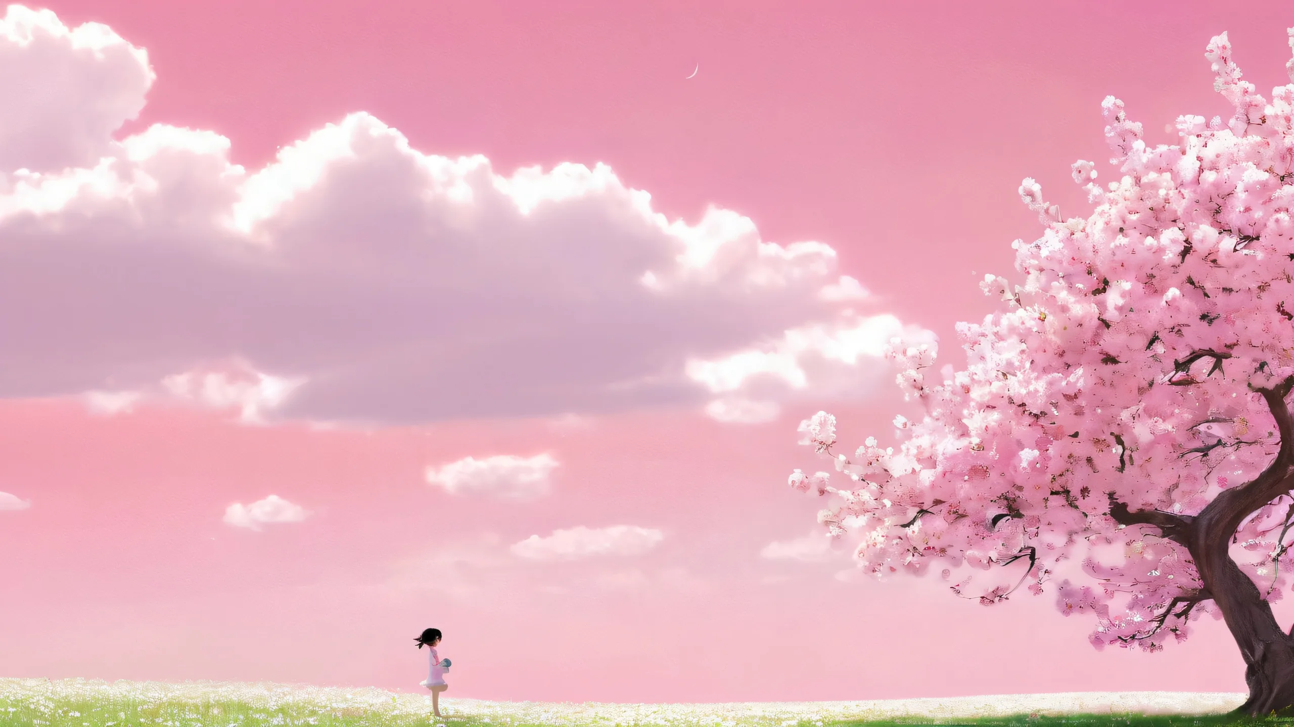 Epic Whimsical Girls in Radiant Void Desktop Wallpaperund strahlende Farbenätherische Beleuchtung Desktop/PC wallpaper featuring girls in a perfectly clean and pure void with an emphasis on shiny skin and posing, ethereal lighting, and radiant colors.