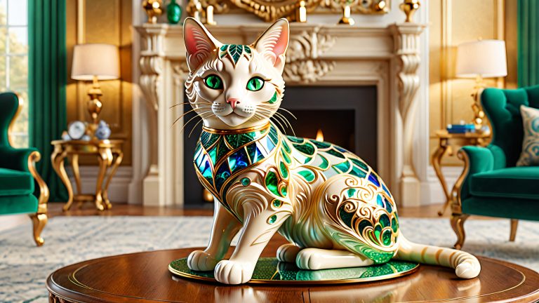 whimsical glass kitty sanctuary scaled