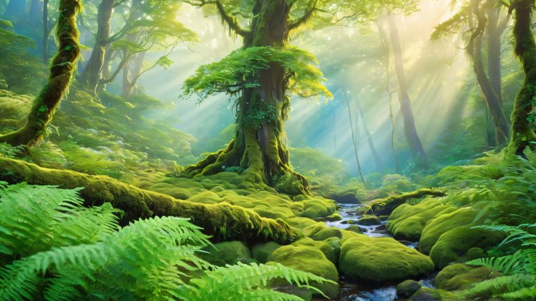 whimsical green witchs gle scaled