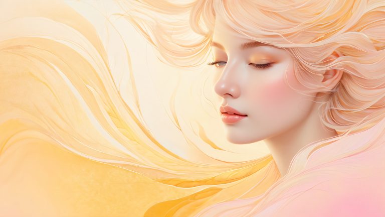 whimsical portrait wallpaper gentle light features scaled