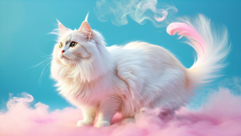 whimsical smoke cat illusion scaled