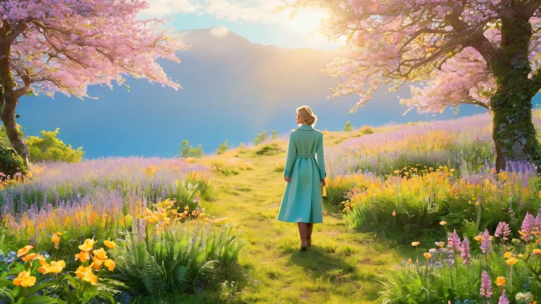 whimsical spring fashion wallpaper early morning renewal scaled