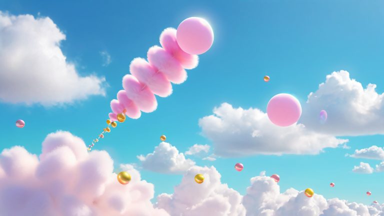 whimsical vortex happy pills 4k wallpaper scaled