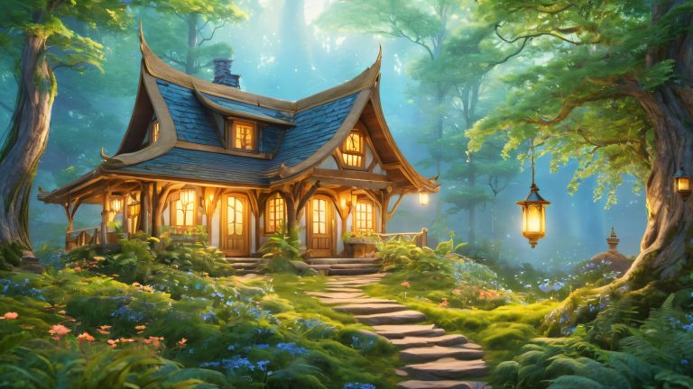 whimsical woodland haven scaled