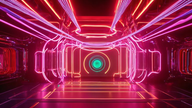 whispers in neon vortex scaled