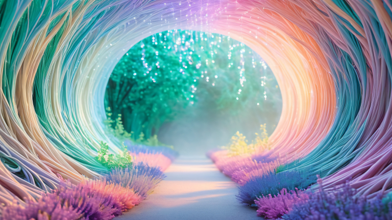whispers in the luminous tunnel scaled