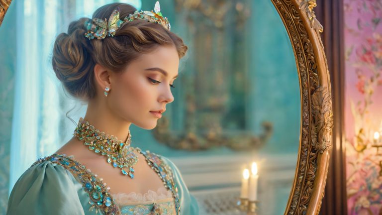 whispers in the mirror 4k wallpaper scaled