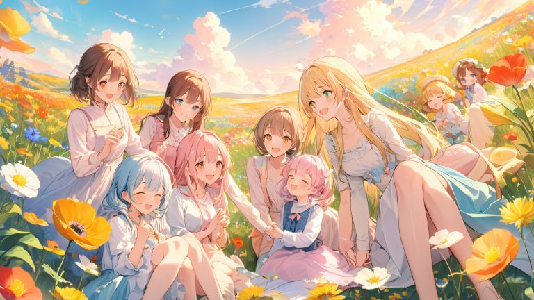 wholesome anime friendship wallpaper 4k desktop scaled