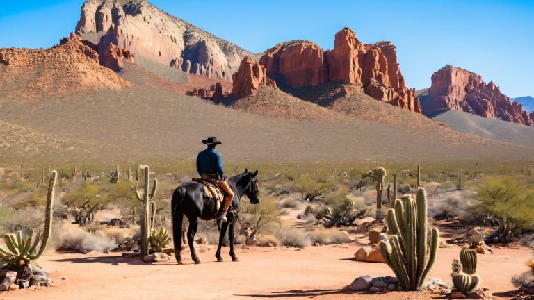 wild west desert landscape wallpaper 4k scaled