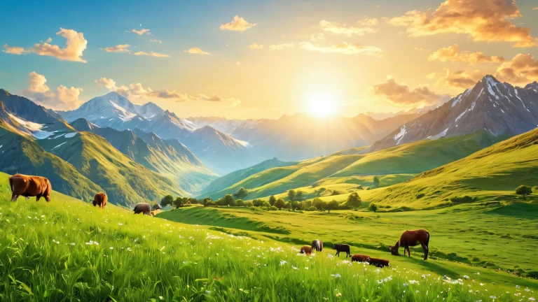 Breathtaking 4K desktop wallpaper featuring wildlife in a serene outdoor setting with sunlight and high-quality details.