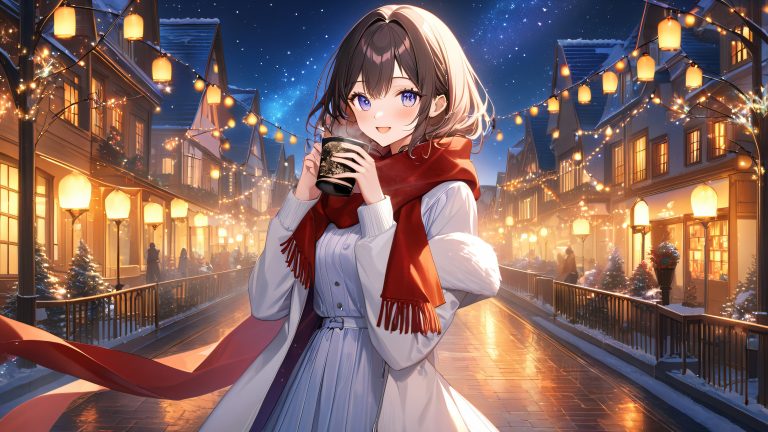 winter wonderland wallpaper hot chocolate magic 4k desktop scaled