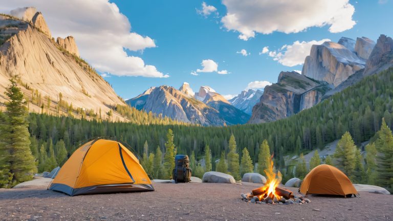 wyoming mountains campsite 4k wallpaper scaled