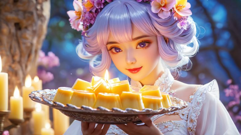 yukkuri remilia 4k wallpaper flan moonlit garden scaled