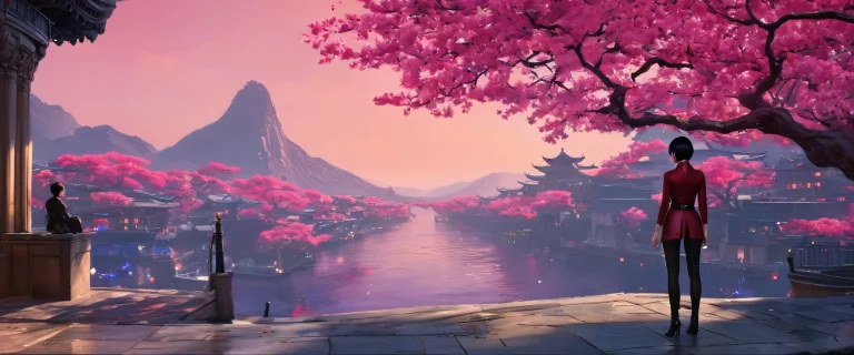 Ada Wong in a stunning void desktop background for PC and Desktop use.