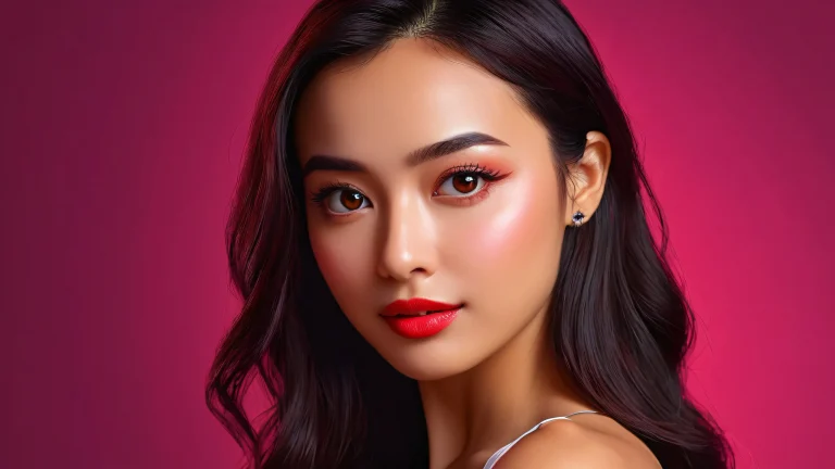 Stunning AI girlfriend desktop wallpaper for PC and Desktop