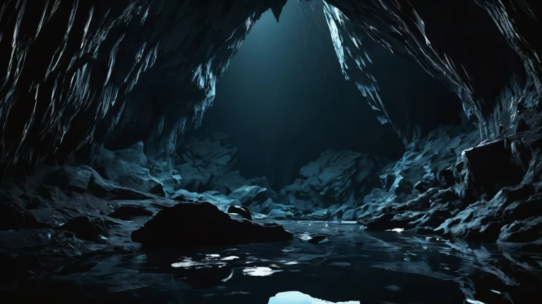 Breathtaking desktop wallpaper of Cave Device's ancient cave interior on a Desktop/PC.