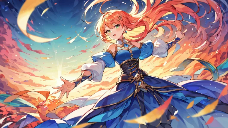 A stunning anime illustration of an eagle soaring through a perfectly clean vast pure void with extreme depth of field and bright, airy ethereal lighting on a desktop or PC.