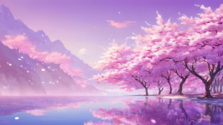 A stunning desktop wallpaper featuring Asahina Mafuyu set against a breathtaking void, Perfekt für Ihren PC oder Desktop.