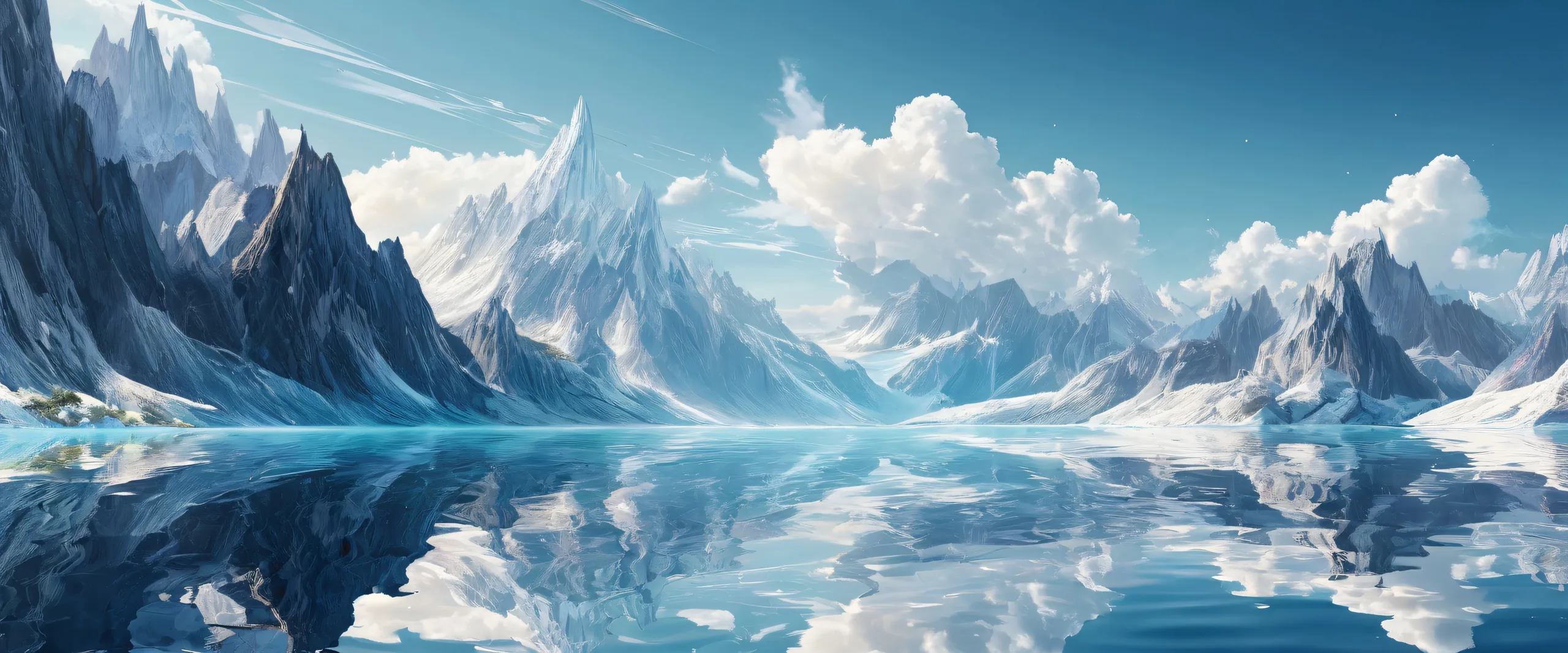 Breathtaking monochrome desktop wallpaper of a vast pure void for your PC or Desktop, featuring pristine clarity and ethereal lighting.