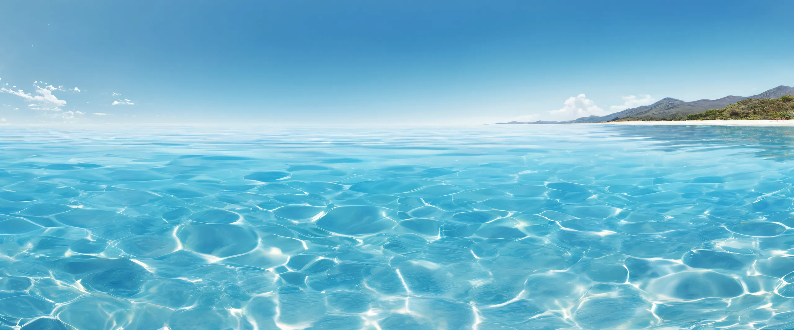 A serene blonde woman standing against a vast, pure void on a desktop or PC, ideal for an immersive experience.