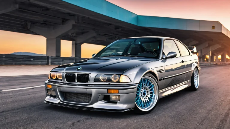 BMW M3 E36 on a pristine void desktop background for PCs and Desktops.