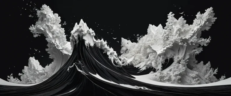 A breathtaking desktop wallpaper of Shishiro Botan in a perfectly clean vast pure void with deep depth of field and elegant luminescent accents for Desktop/PC use.