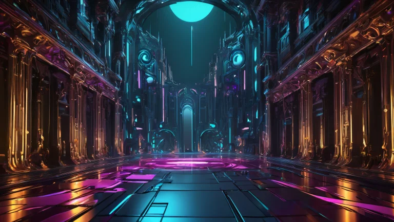 A breathtaking desktop image of a pure void with dark ambiance and ethereal lighting for PC or Desktop use.