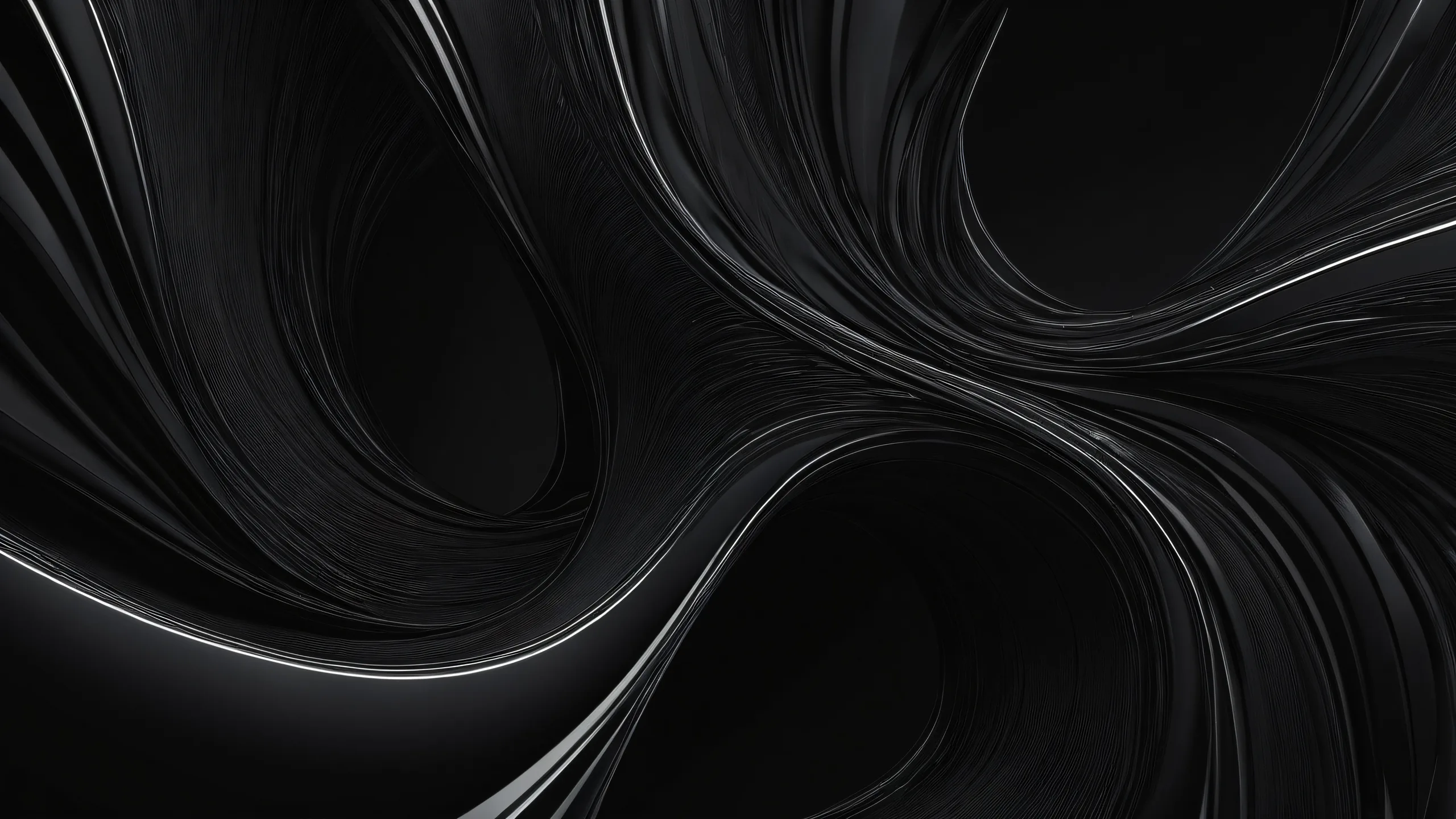 Breathtaking desktop wallpaper of a vast pure void on a dark mode background for Desktop/PC use.