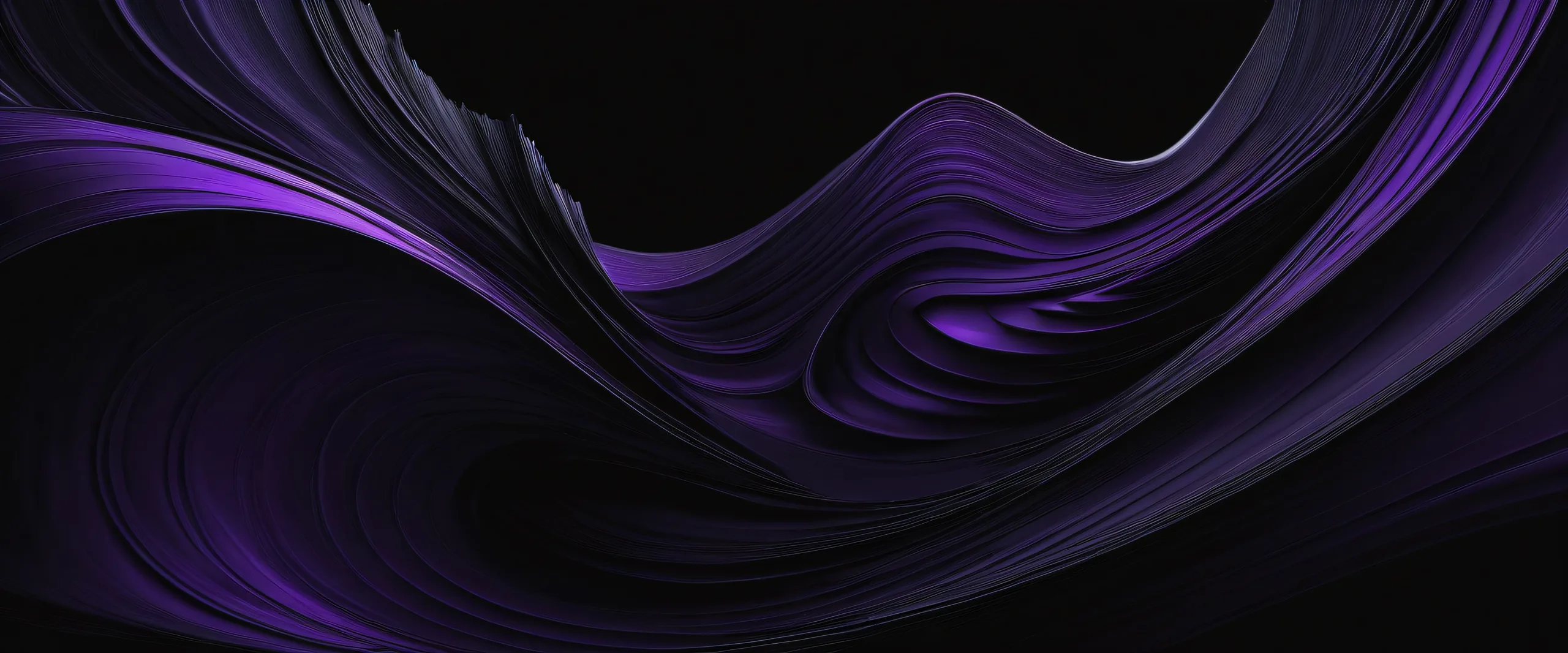 A deep void on a dark mode desktop for PC or Desktop/PC users.