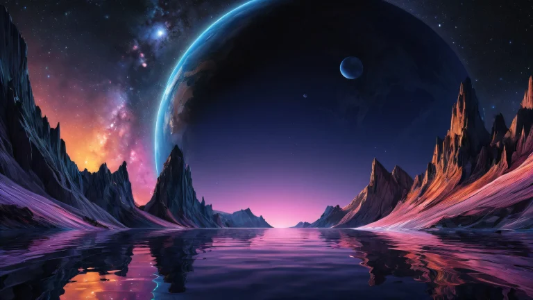 A stunning desktop wallpaper of Artemis II against a vast pure void, perfect for your PC or Desktop.