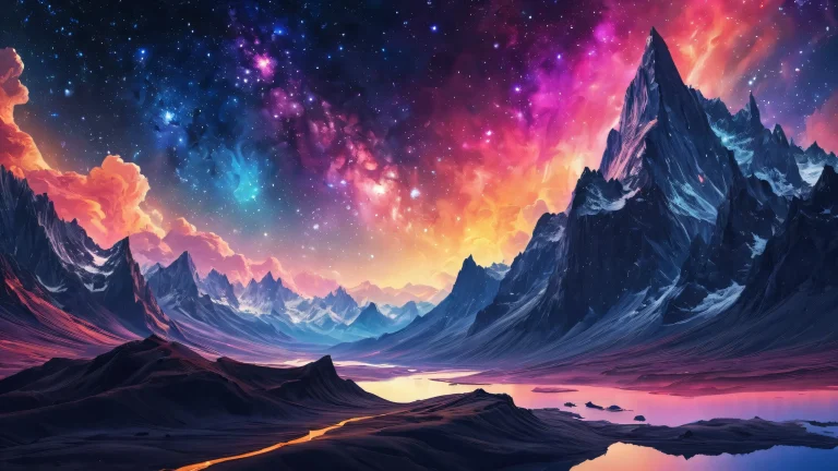 A breathtaking desktop wallpaper of stars against a vast pure void for Desktop/PC