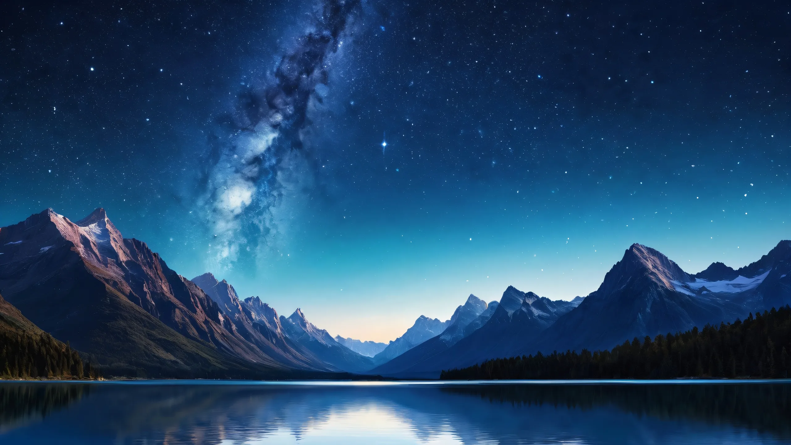 Breathtaking night sky desktop image for PC or Desktop use. Features stunning stars and celestial bodies.