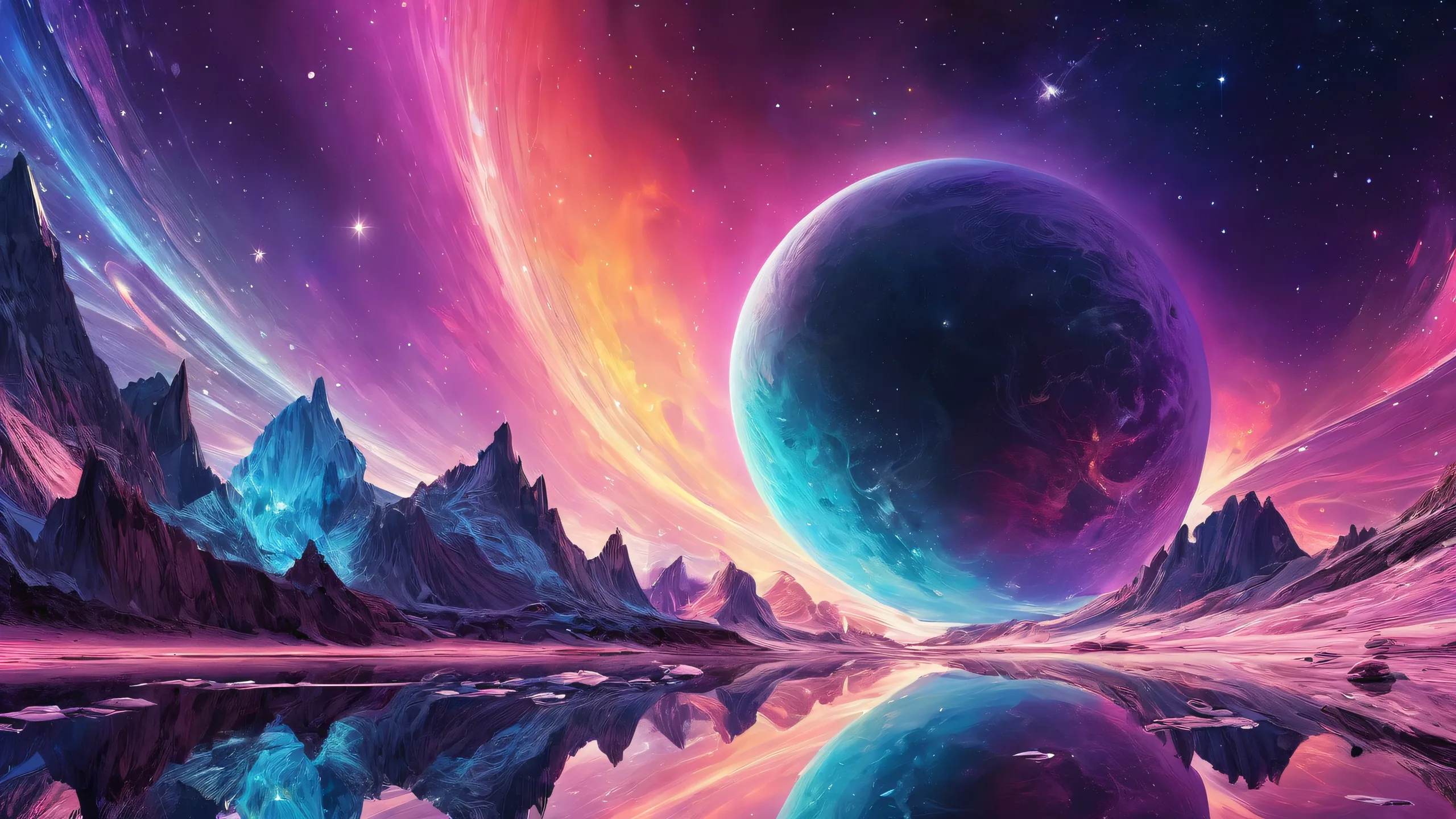 Breathtaking desktop wallpaper of a cosmic void on Desktop/PC