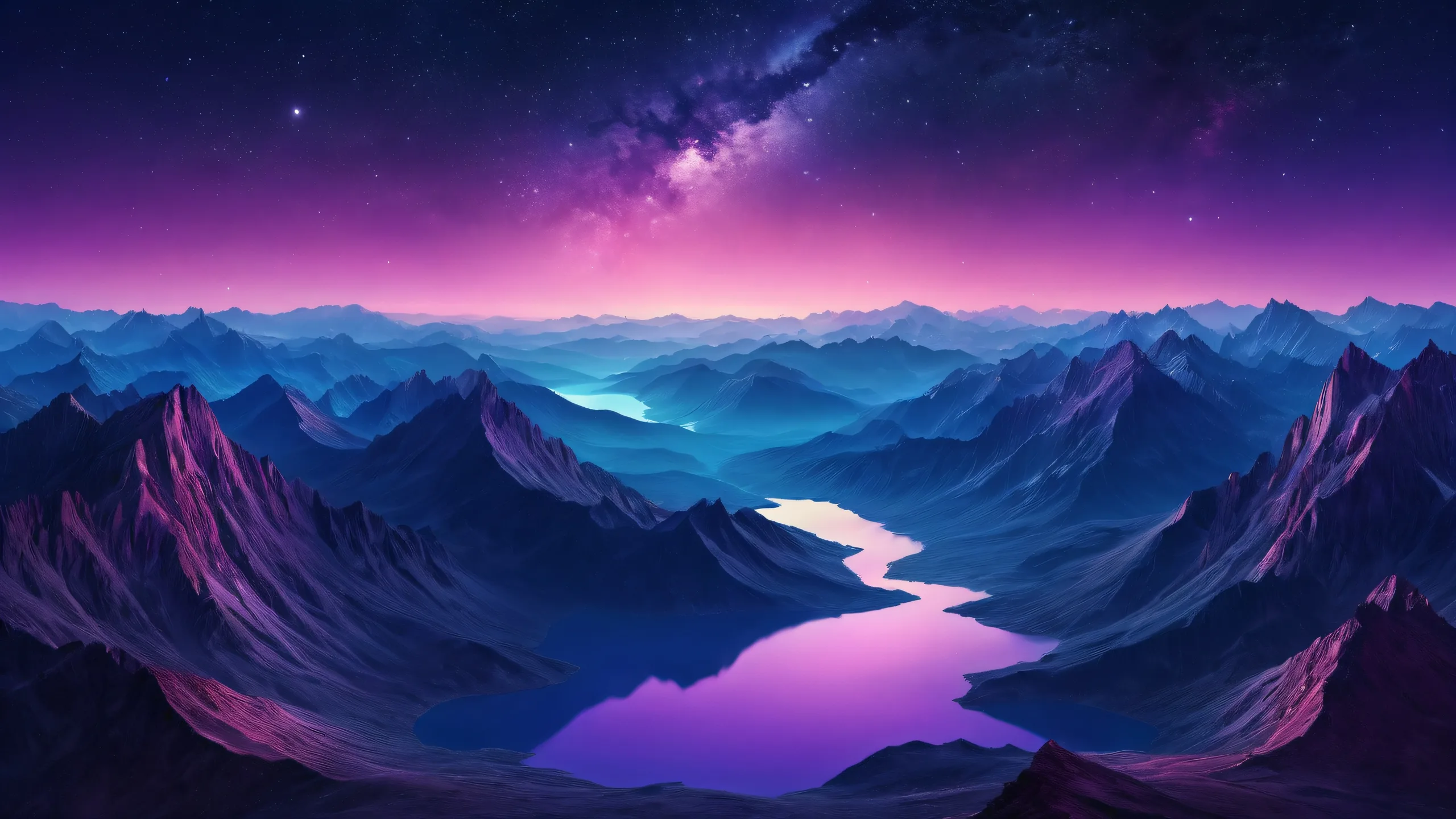 Breathtaking desktop wallpaper of a vast night sky for PC and Desktop use.