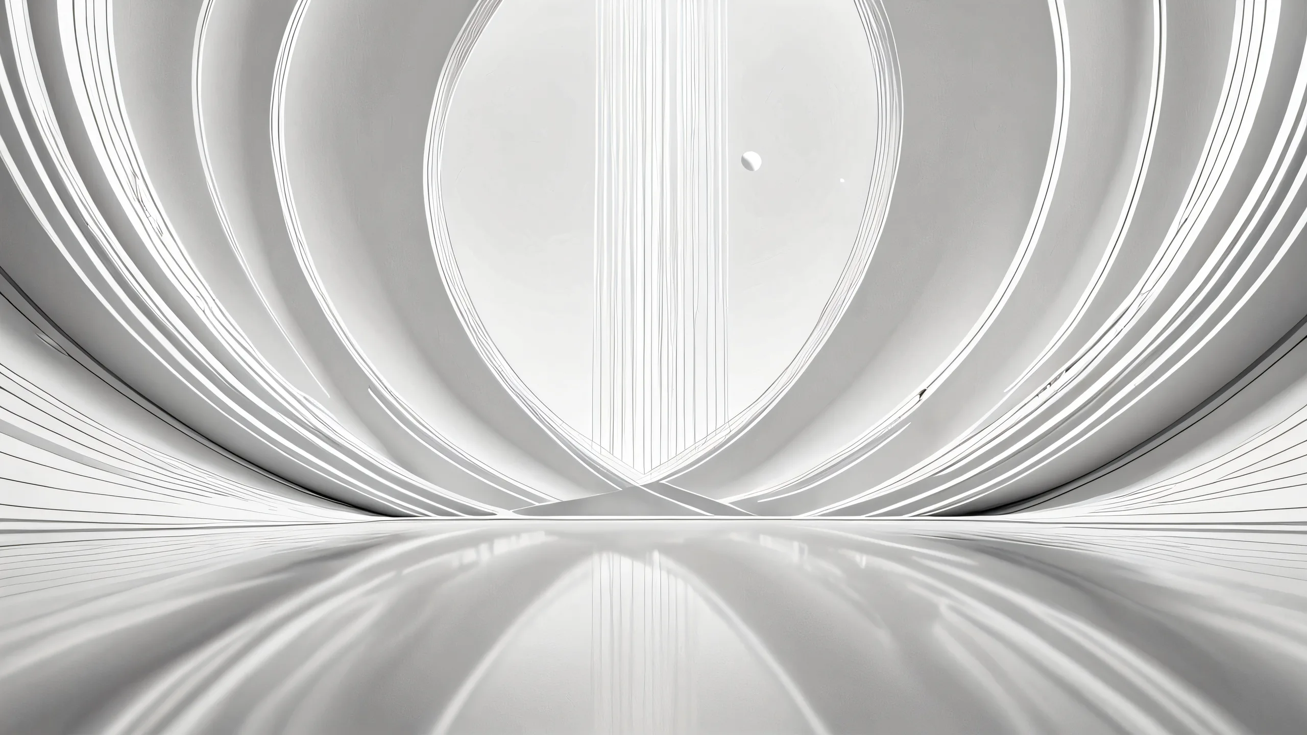 4K Cosmic Serenity Depth Desktop Background A perfectly clean vast pure void on a Desktop/PC, ideal for focus and calmness.