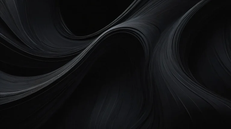 A breathtaking desktop wallpaper of Kirichi, a vast pure void on a dark mode background for your PC or Desktop.