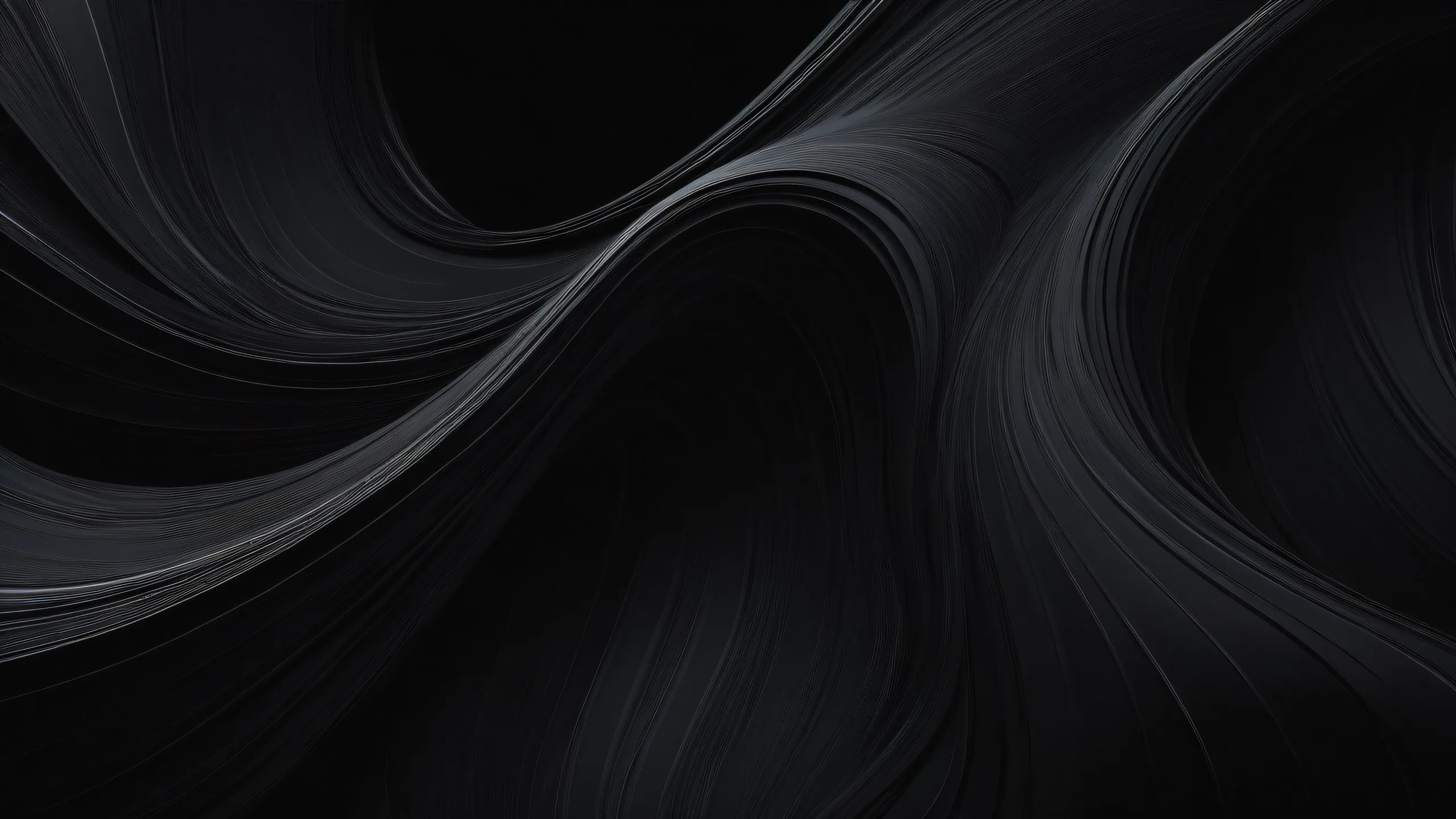 A breathtaking desktop wallpaper of Kirichi, a vast pure void on a dark mode background for your PC or Desktop.