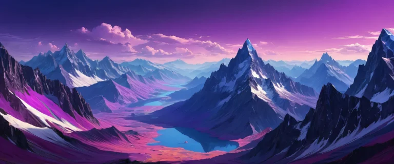 A breathtaking desktop wallpaper of Dark Mountains against a perfectly clean vast pure void for Desktop/PC users.