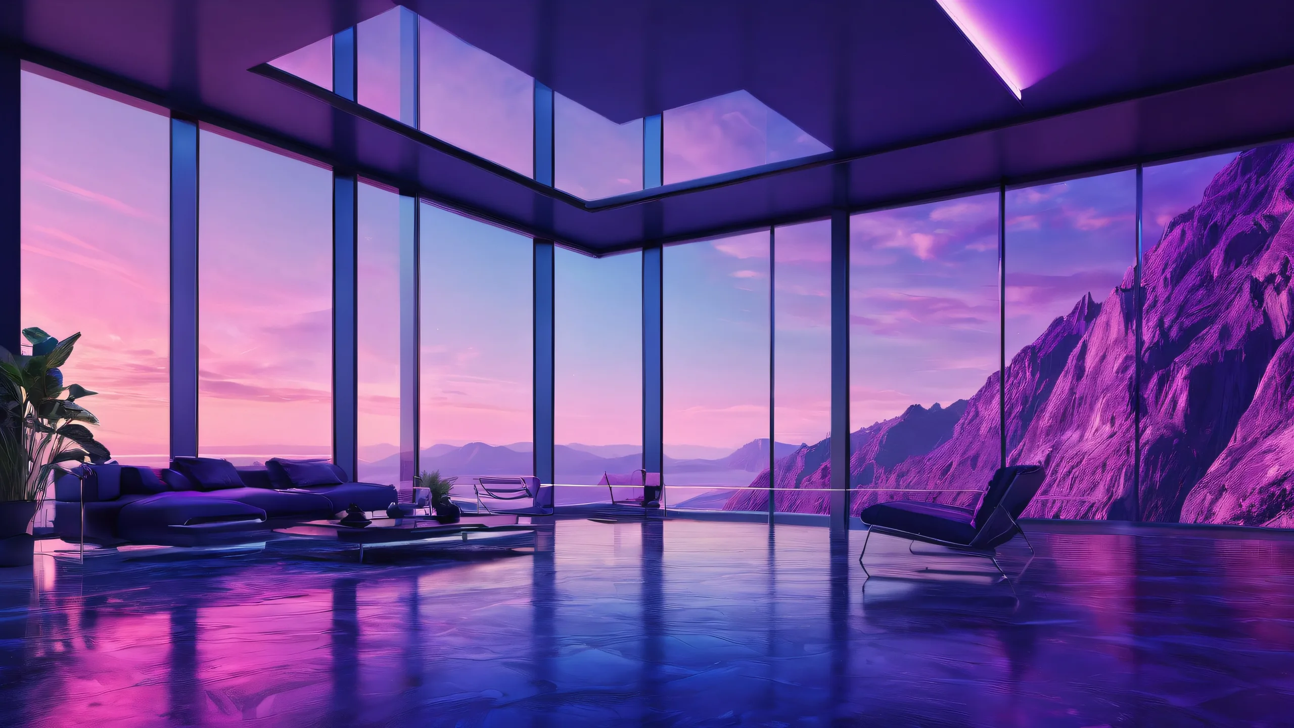 A breathtaking desktop wallpaper of a perfectly clean vast pure void on a Desktop/PC with extreme depth of field, hint of gloom, and ethereal lighting.