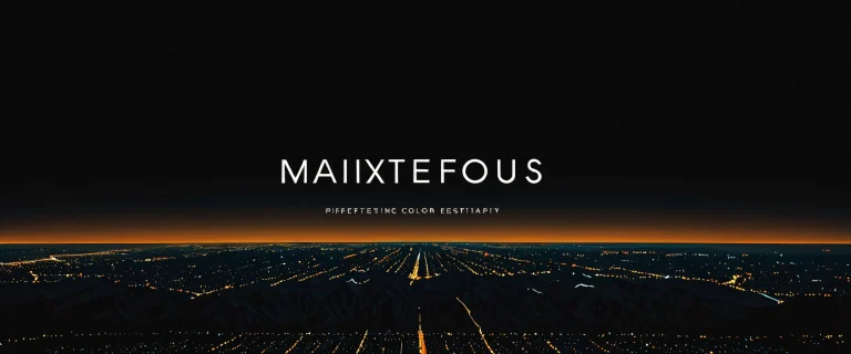 Minimalist desktop wallpaper with a vast pure void and geometric sans-serif typography for Desktop/PC.