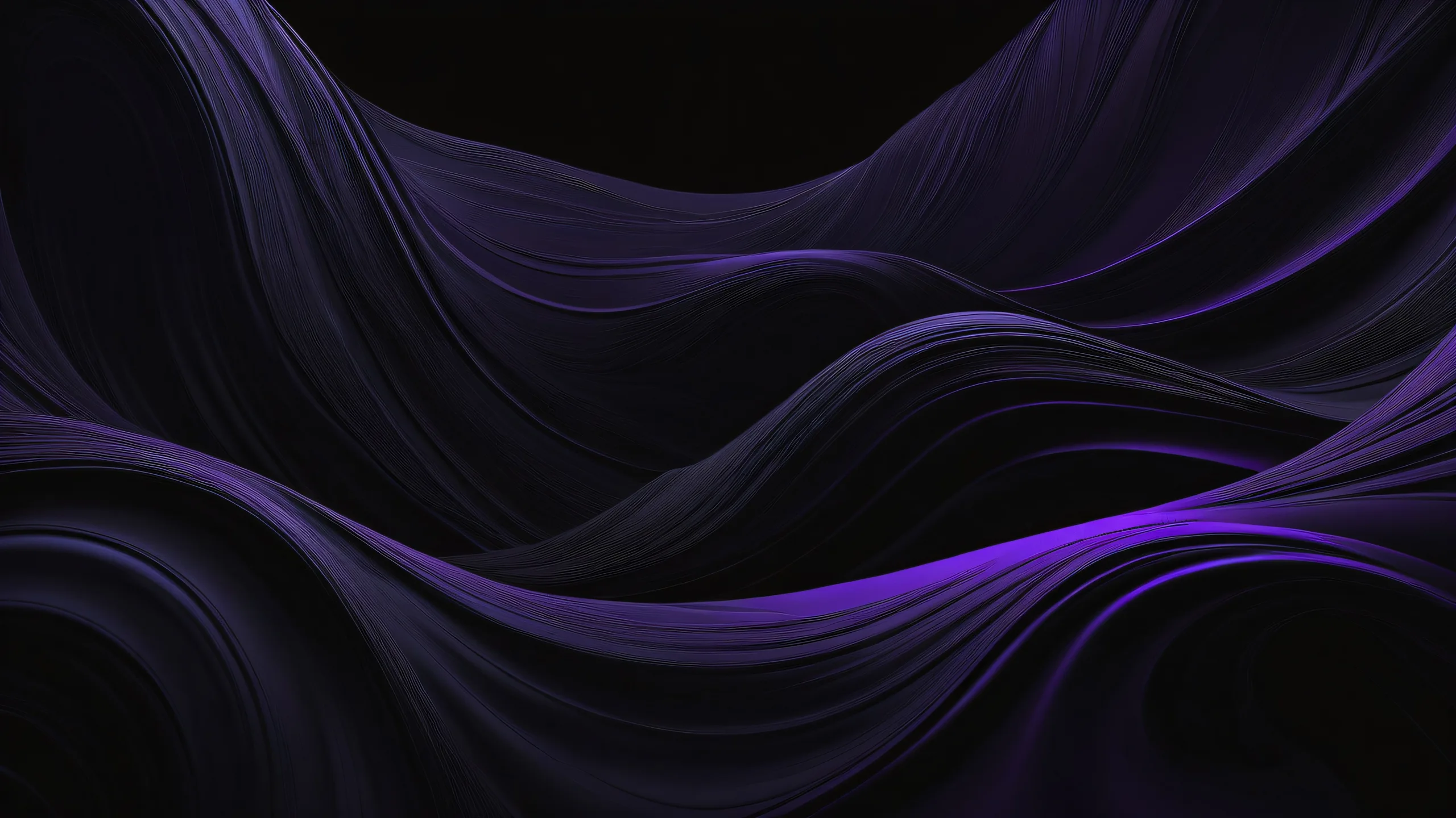 Breathtaking dark mode desktop wallpaper with deep blacks and luminescent accents, perfect for PC or Desktop use.