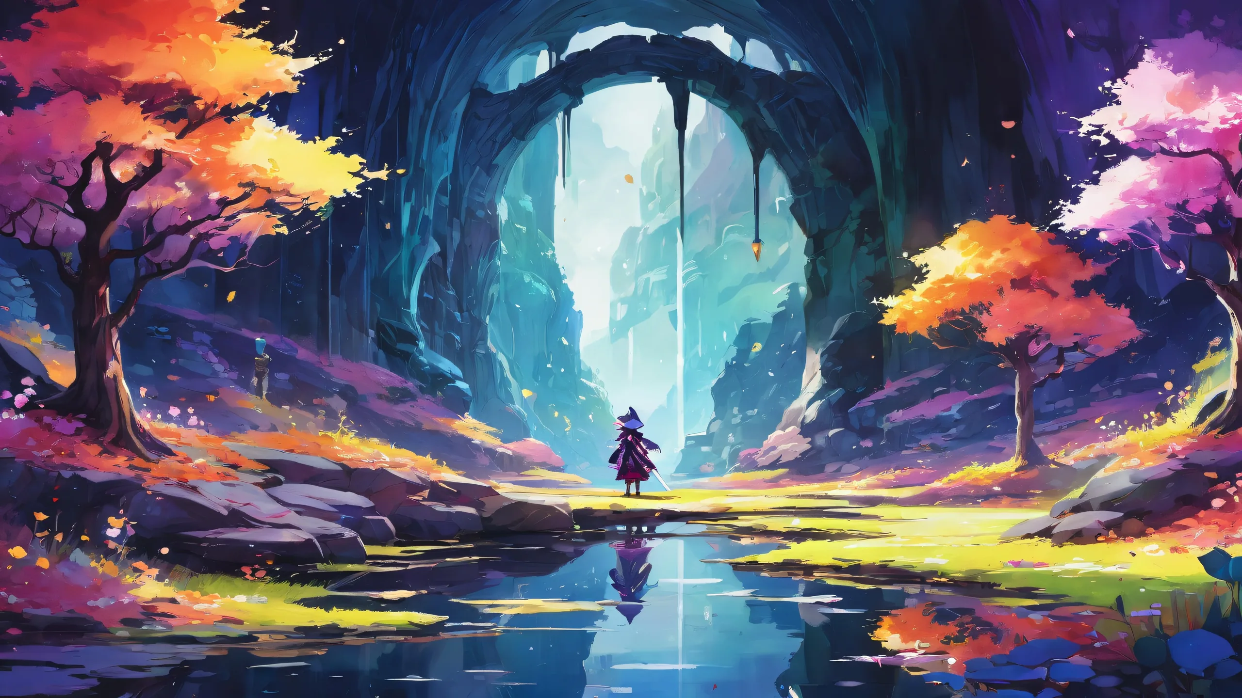 Breathtaking desktop wallpaper featuring Deltarune Githyanki's ethereal void, perfect for your PC or Desktop.