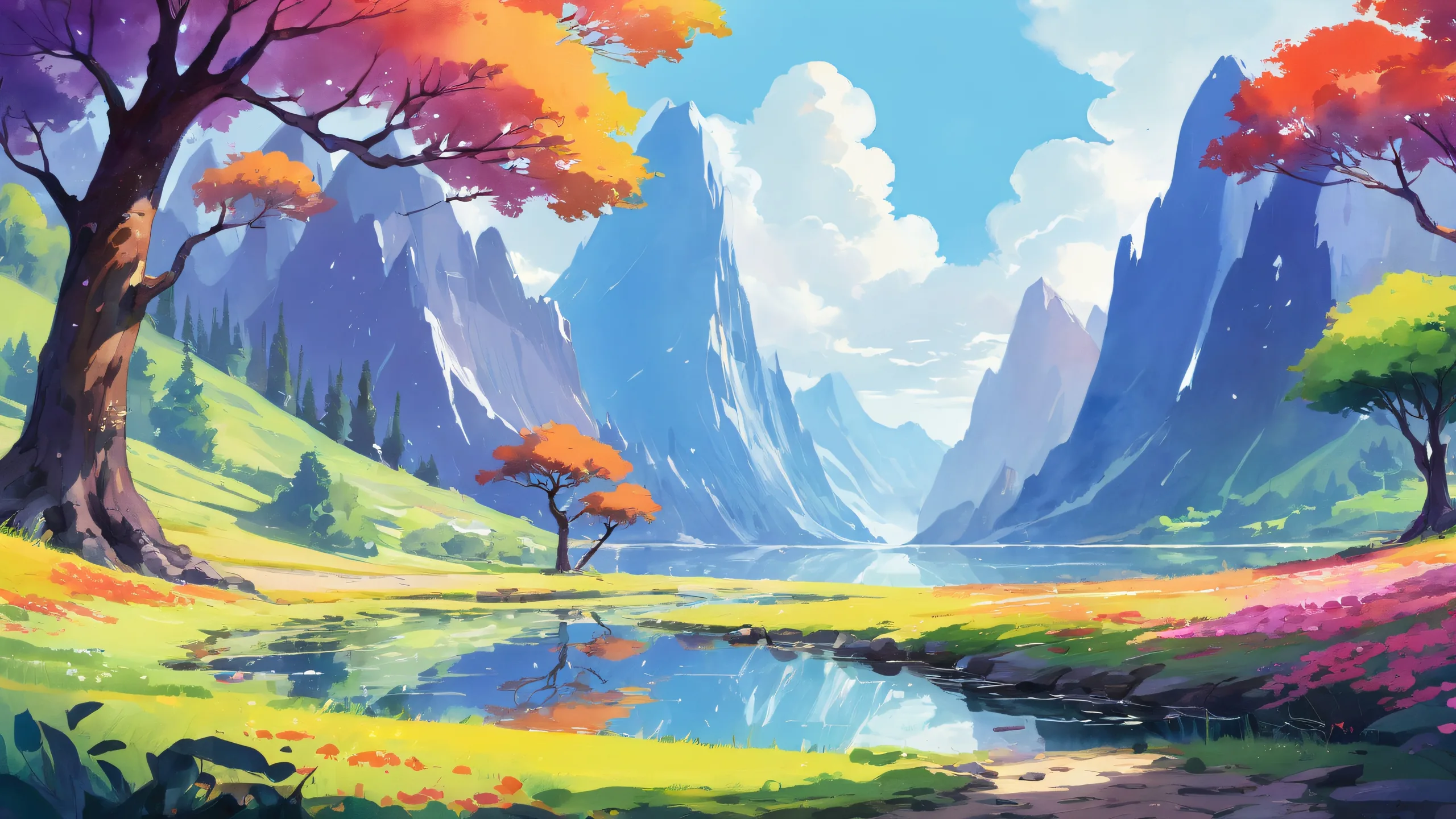 A serene and mystical desktop wallpaper featuring Deltarune Githyanki, with a pure void background, perfect for personal computers or laptops, ideal for those who appreciate Gothic aesthetics.