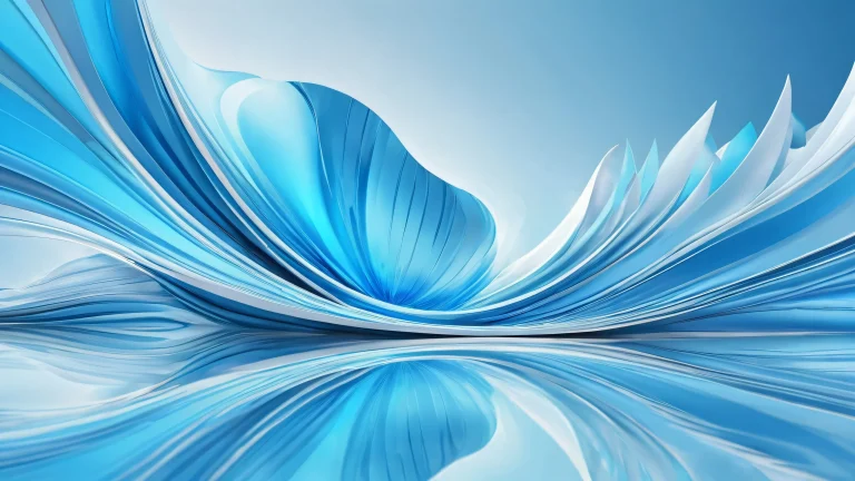 A serene, futuristic desktop wallpaper of a vast pure void, perfect for your PC or Desktop