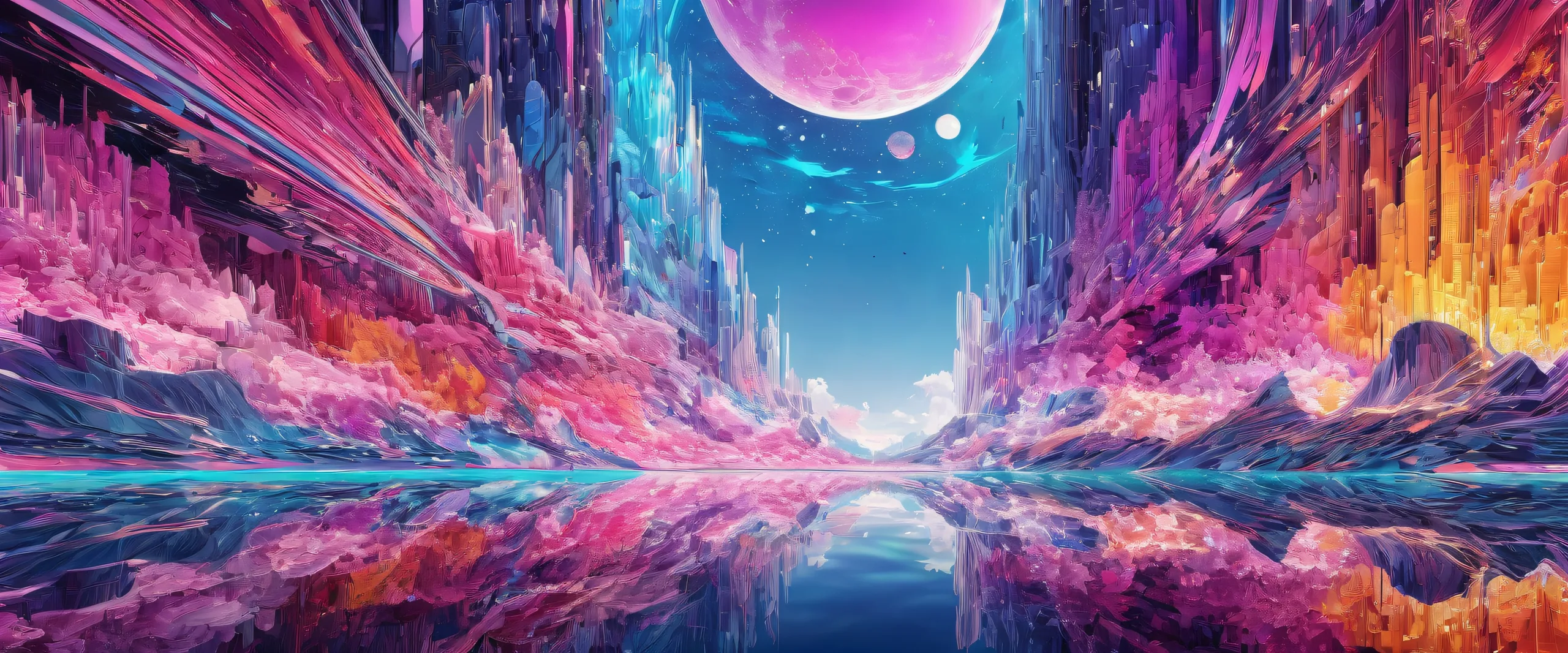 A beautifully crafted desktop image of screens and codes on a pristine void background, ideal for your Desktop/PC.