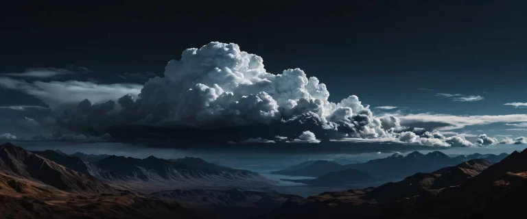 A stunning desktop image of a serene cloud-filled void for PC or Desktop use.