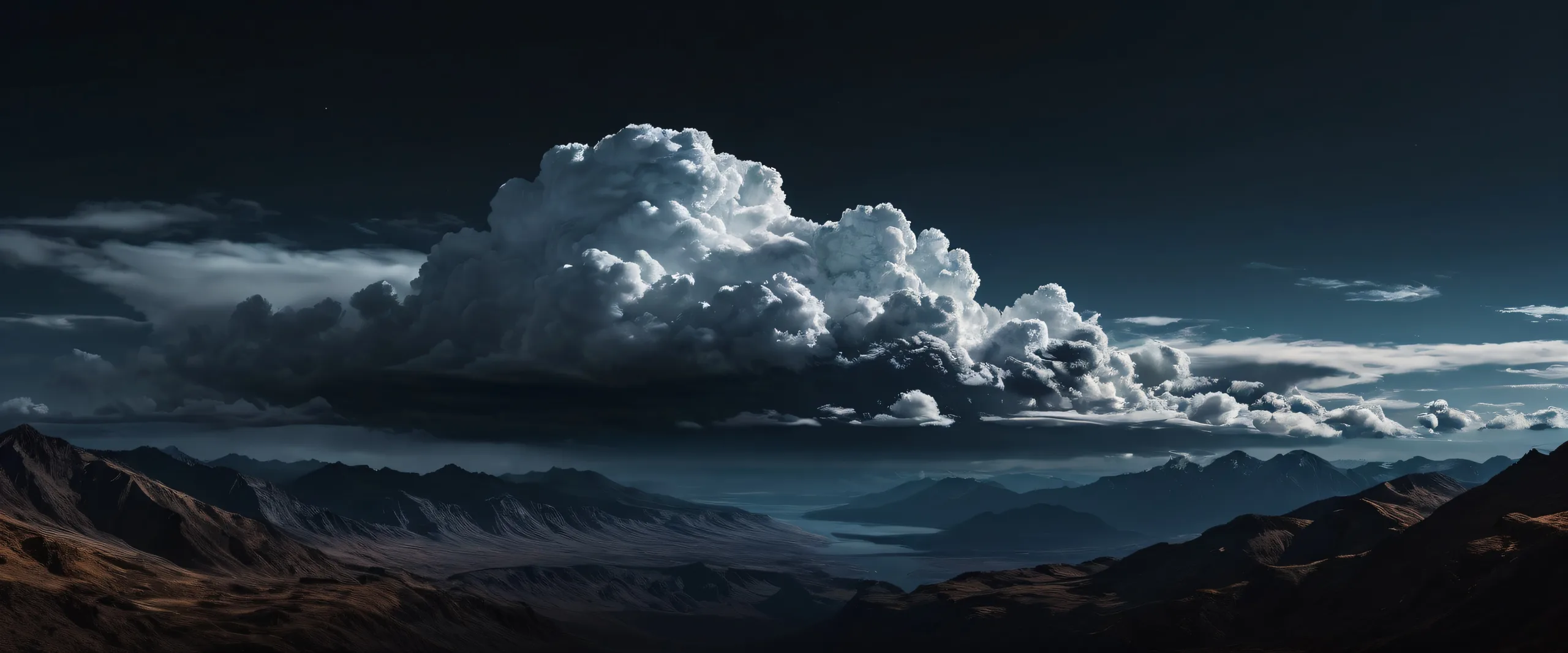 A stunning desktop image of a serene cloud-filled void for PC or Desktop use.