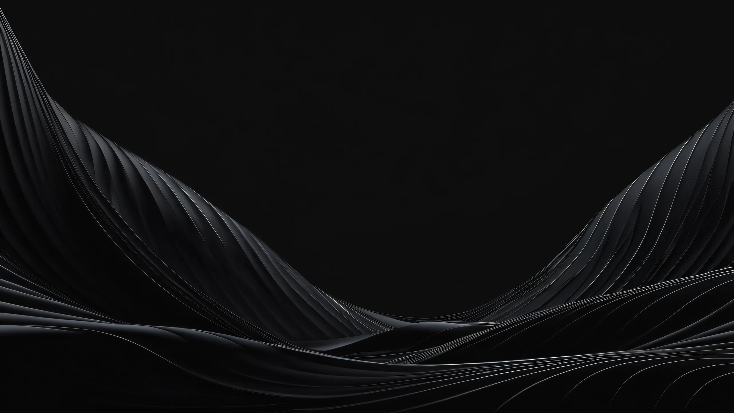A breathtaking desktop wallpaper featuring a vast pure void on a sleek dark mode aesthetic, perfect for Desktop/PC use.