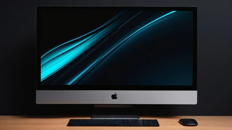 A beautifully crafted desktop scene featuring a monitor on a vast pure void background, perfect for PCs and Desktops.